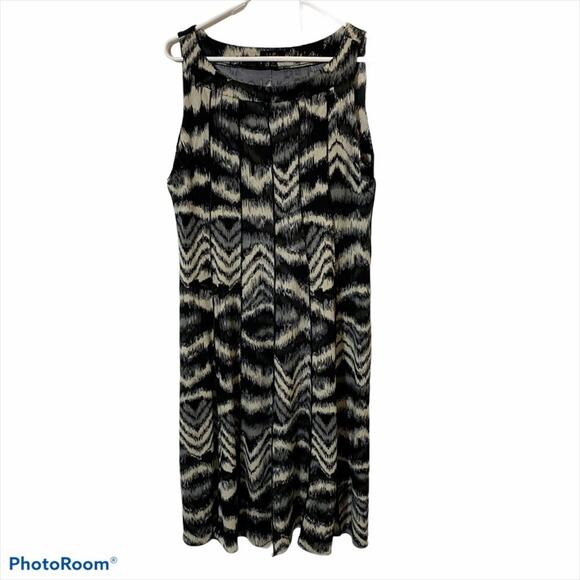 Silky spring I LE New York Abstract Print Plus Size 18 Stretch - Picture 1 of 5